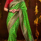 Summer Wedding Special Saris In Pure Georgette Bandhni