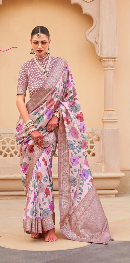 Destination Wedding Special Saris In Handloom Silk