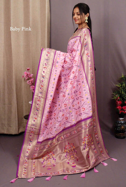 wedding special pink sari