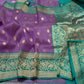 Winter Wedding Drapes In Pure Kora Silk