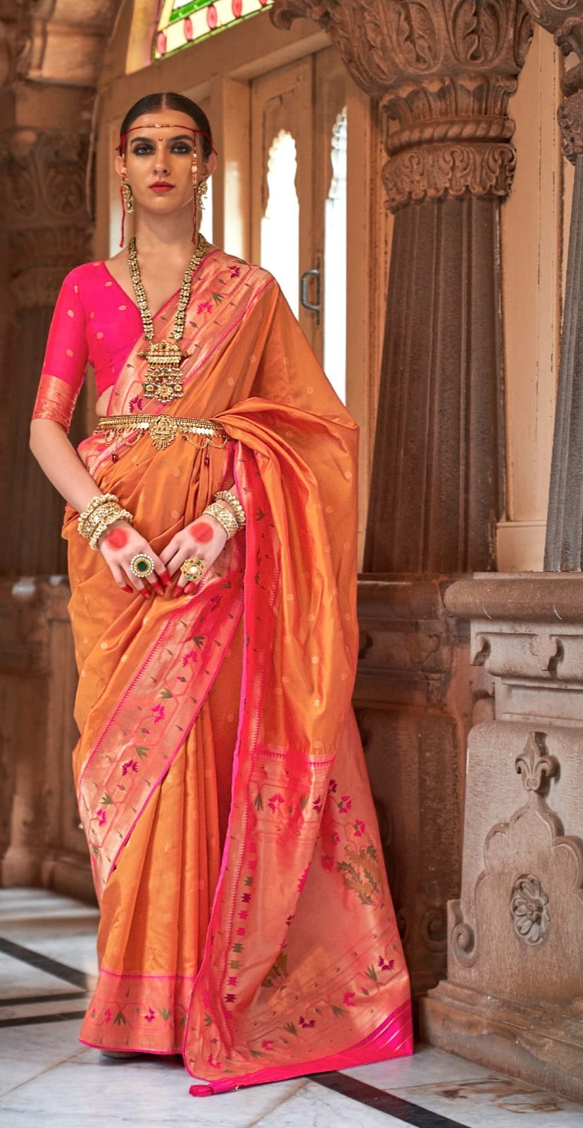 Maharashtra Special Peshwayi Paithani Silk Sari