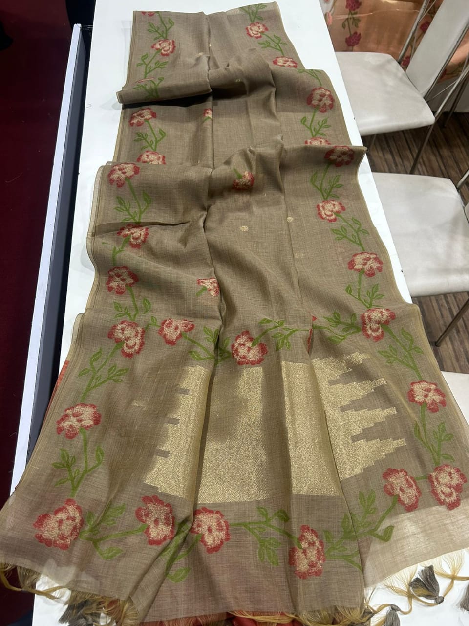 Day Wear Special Sarees In Muga Silk