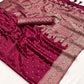Destination Wedding Special Drapes In Pure Satin Handloom Silk