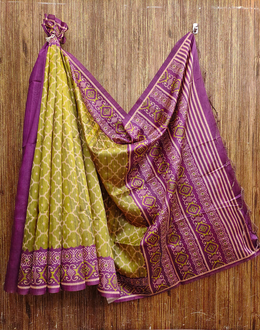 Ethnic Tussar Silk Saris