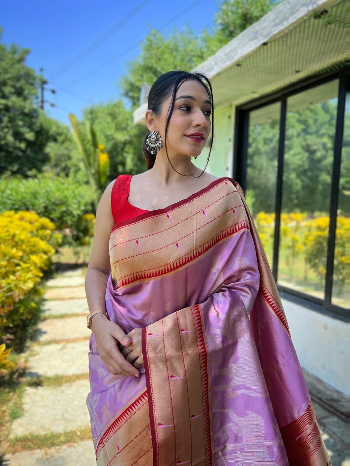 South Indiann Paithani on Instagram: “We are wholesaler of *YEOLA PAITHANI  SILK AND SEMI PAITHANI … | Nauvari saree, Maharashtrian saree, Indian  wedding guest dress