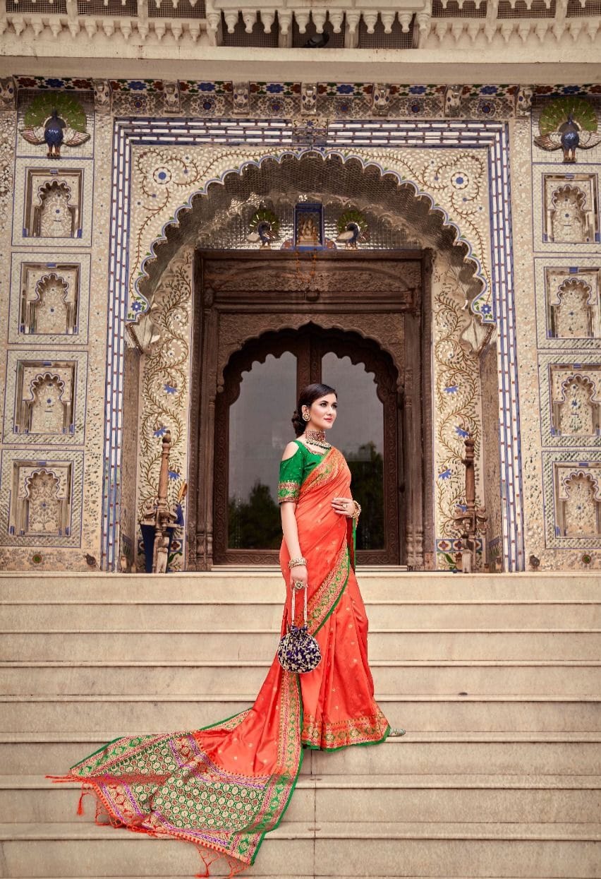 Silk Grandeur Saris For Wedding