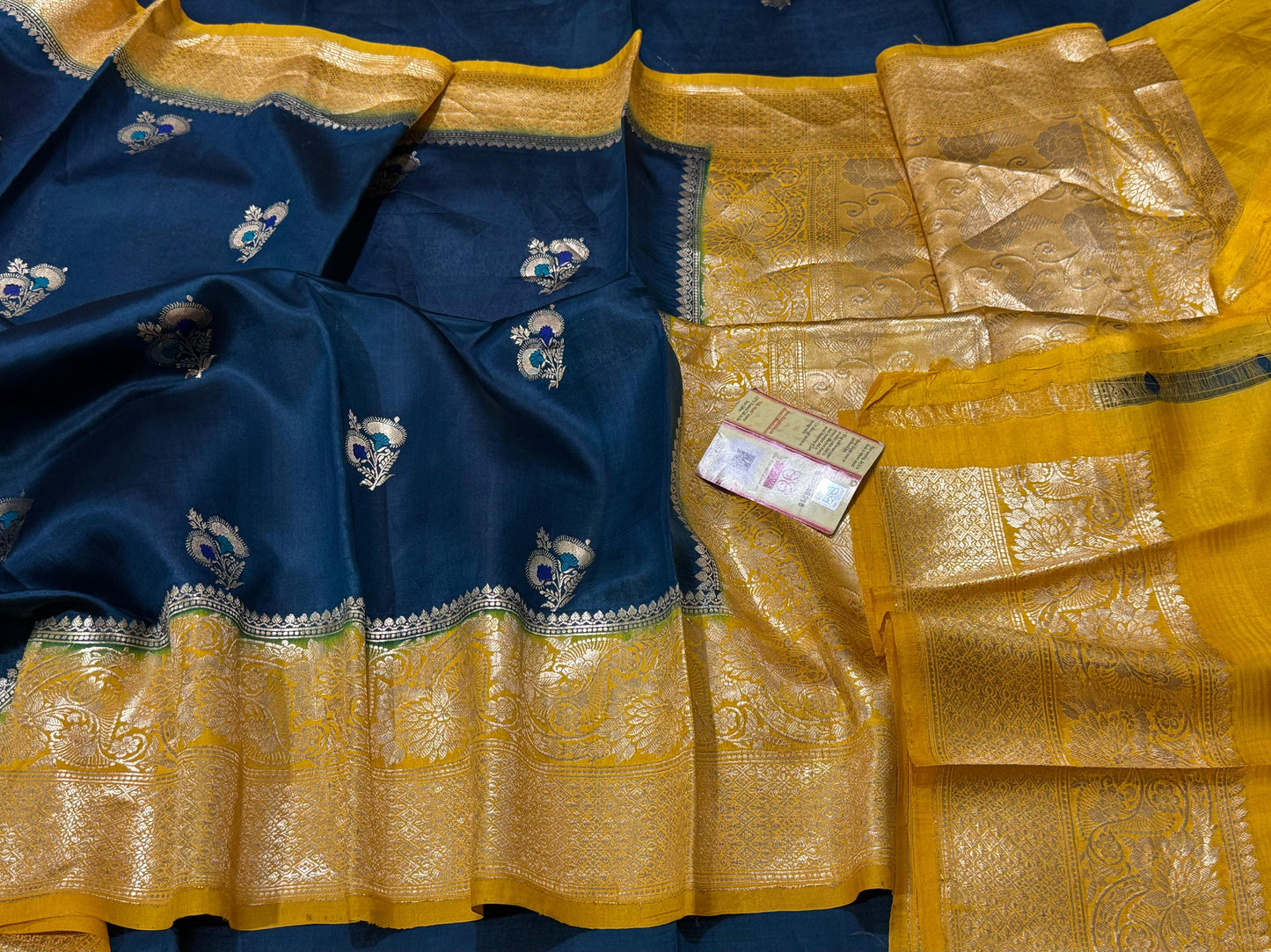 Pure Raw Mango Silk Pure Handloom Sarees