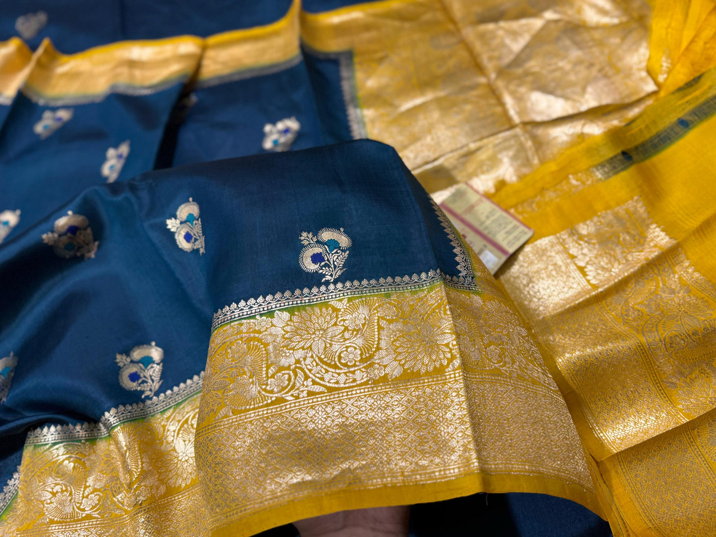 Pure Raw Mango Silk Pure Handloom Sarees