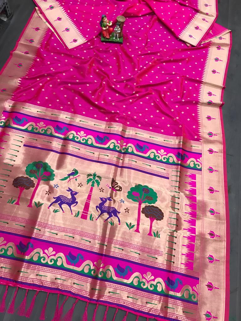 Grand Paithani Silk Saris For The Wedding Season