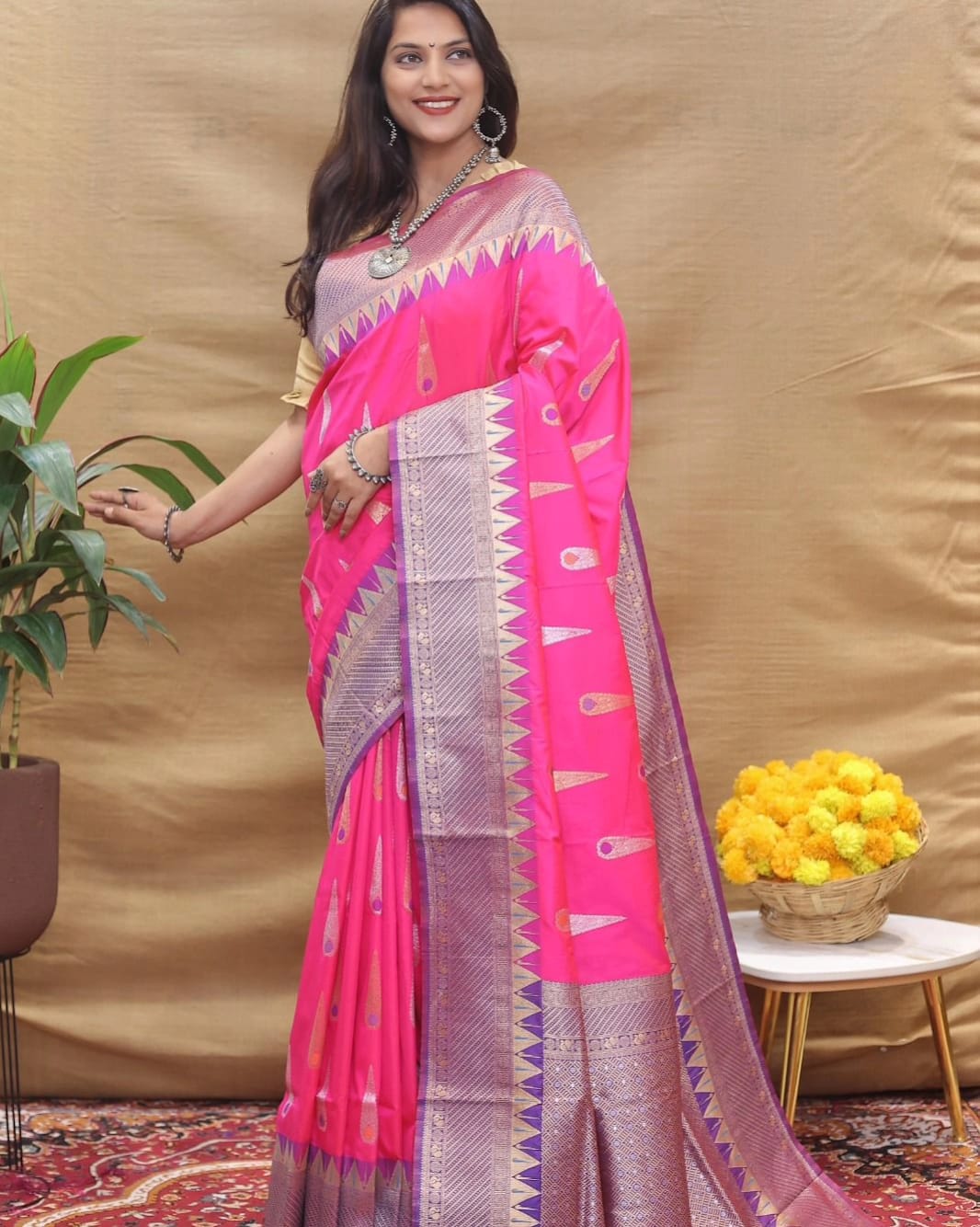 Pujo Special Saris In Handloom Silk