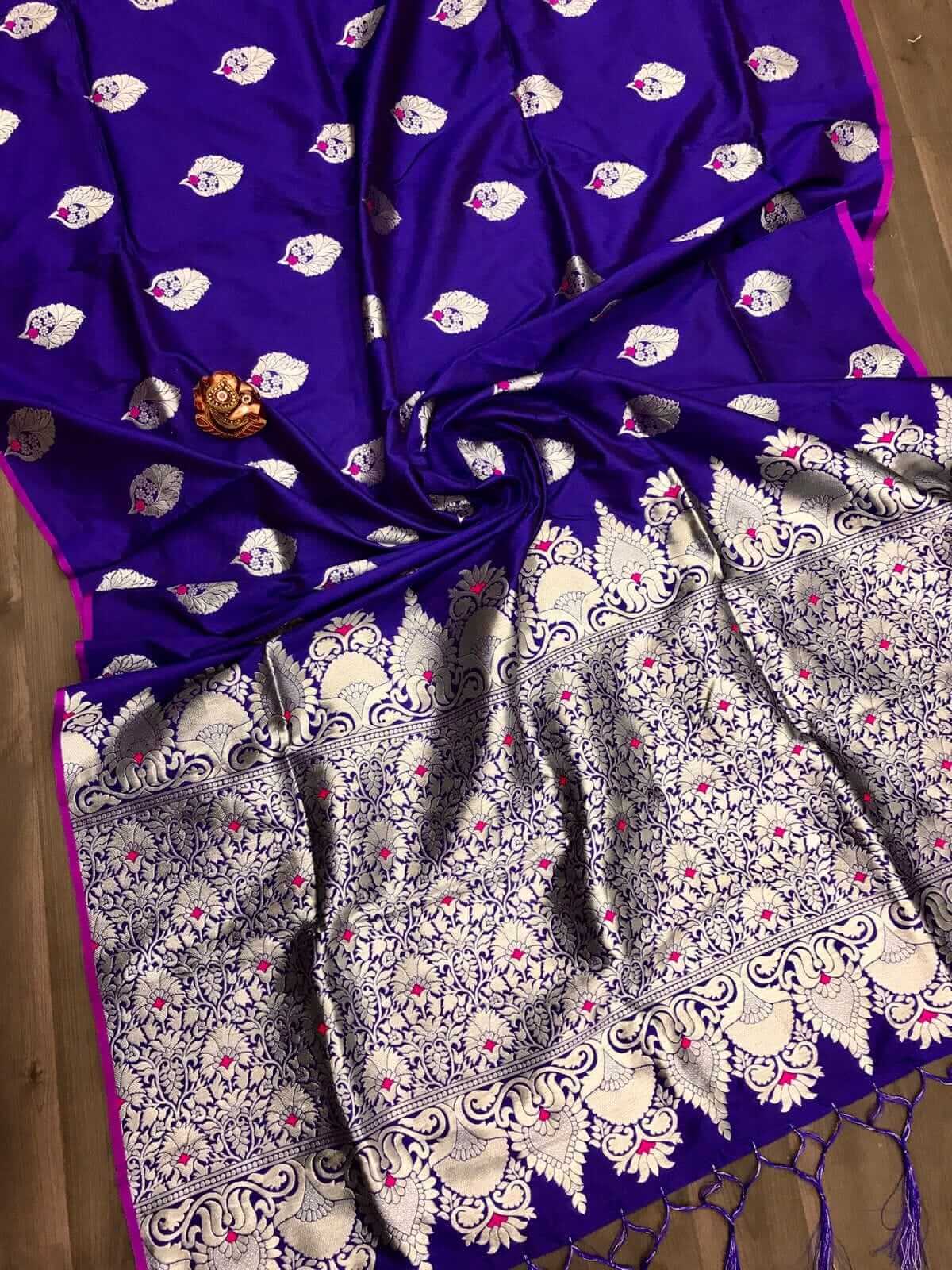 Violet drape for wedding and brides