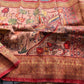linen kalamkari saris for office wear