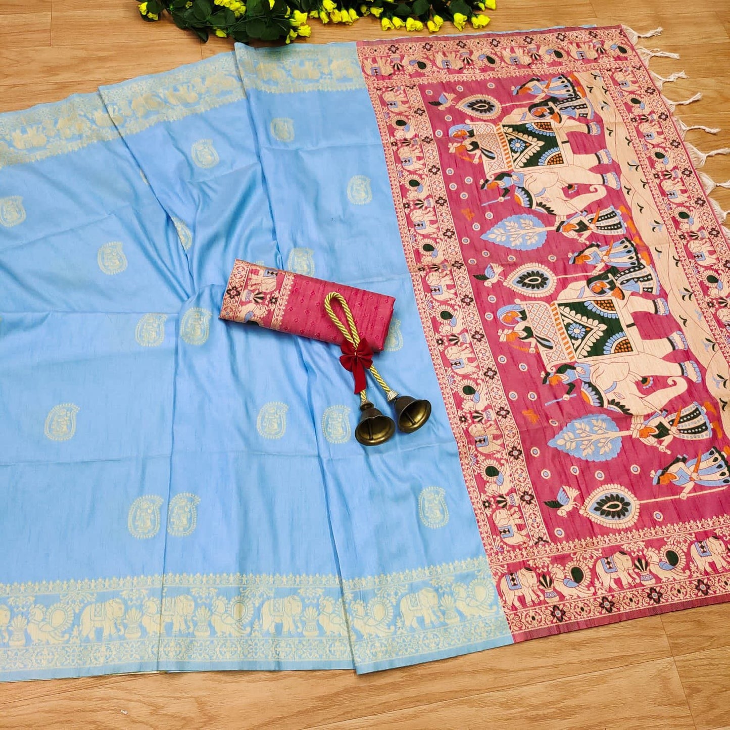 Traditional Raw Silk Saris