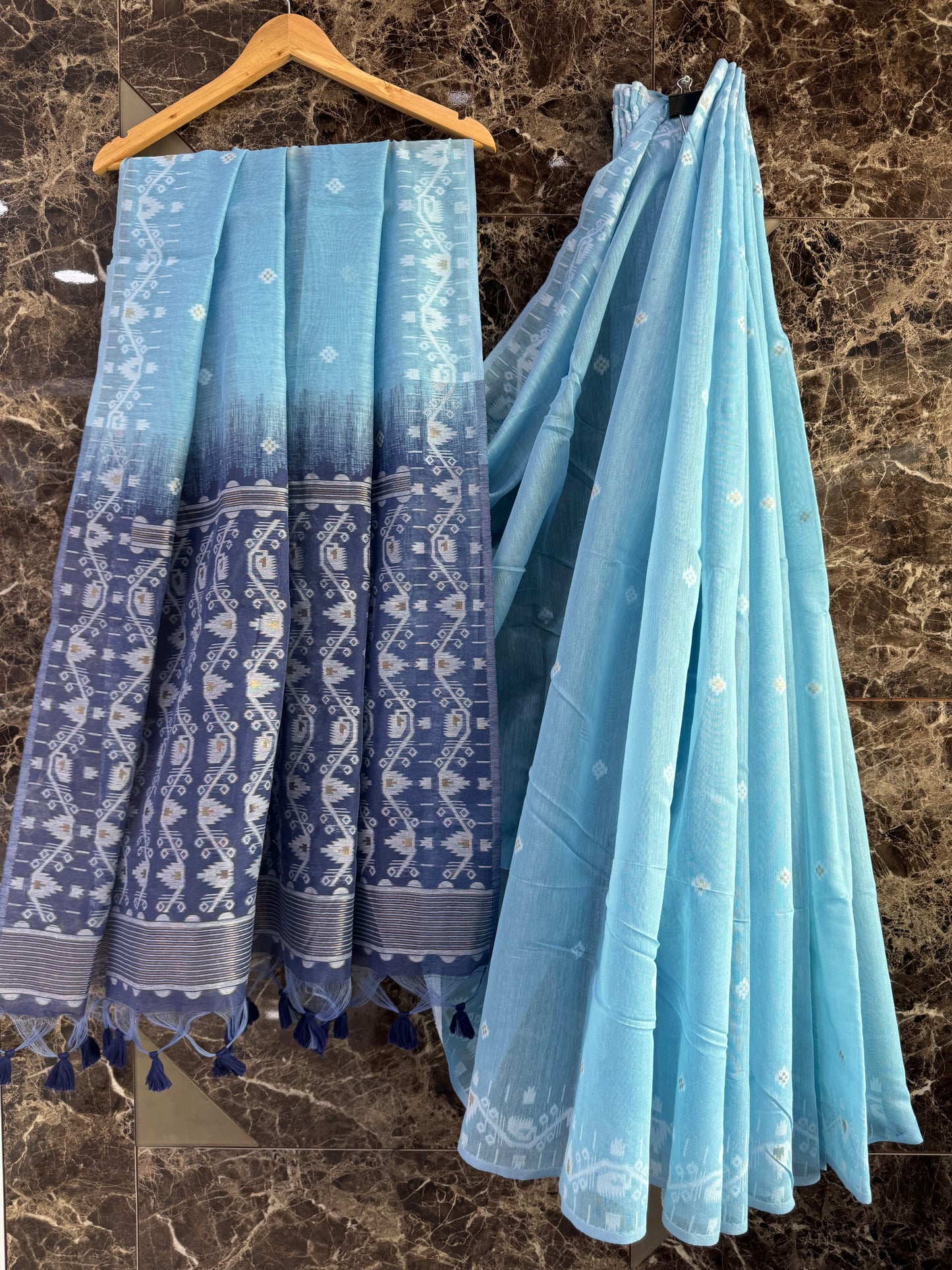 Jamdani Sarees In Premium Muga Cotton