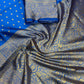 Rakhi Special Blue Banarsi SIlk Saree