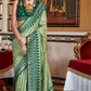 Destination Wedding Special Patola Silk Drapes