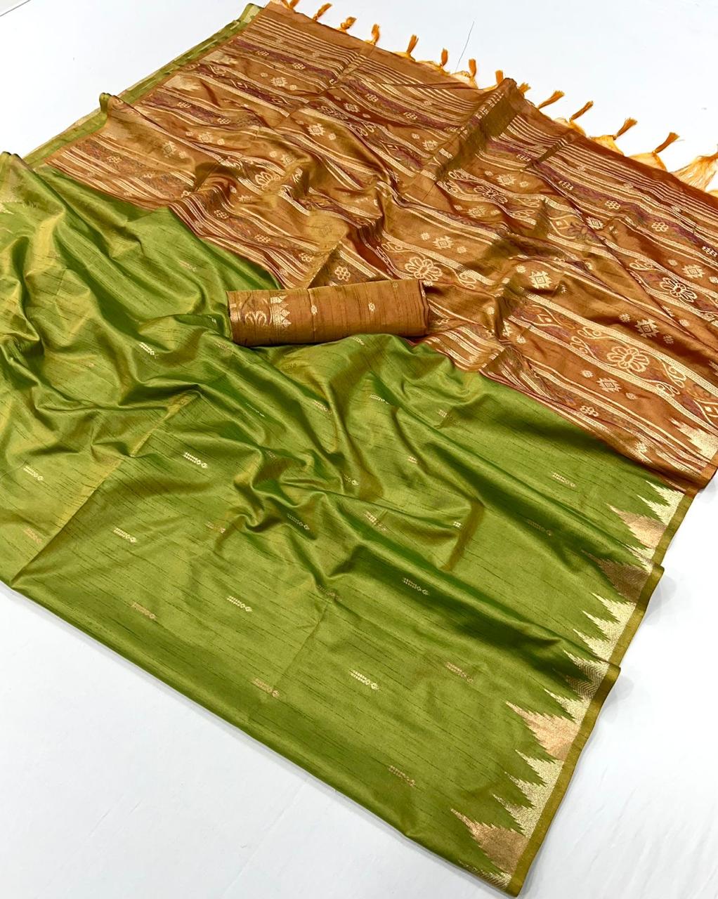 Handloom Tussar Silk Saris