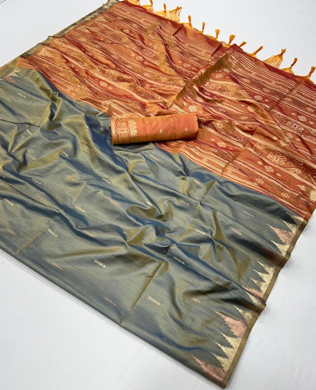 Handloom Tussar Silk Saris