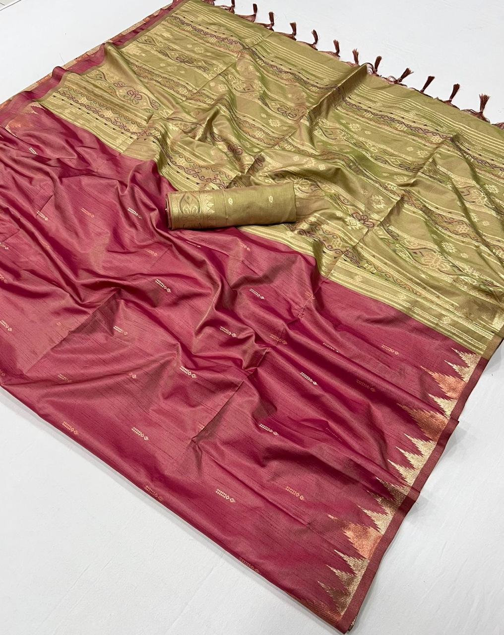 Handloom Tussar Silk Saris