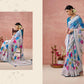 Destination Wedding Special Brasso Silk Embroidered Saree