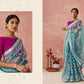 Destination Wedding Special Brasso Silk Embroidered Saree