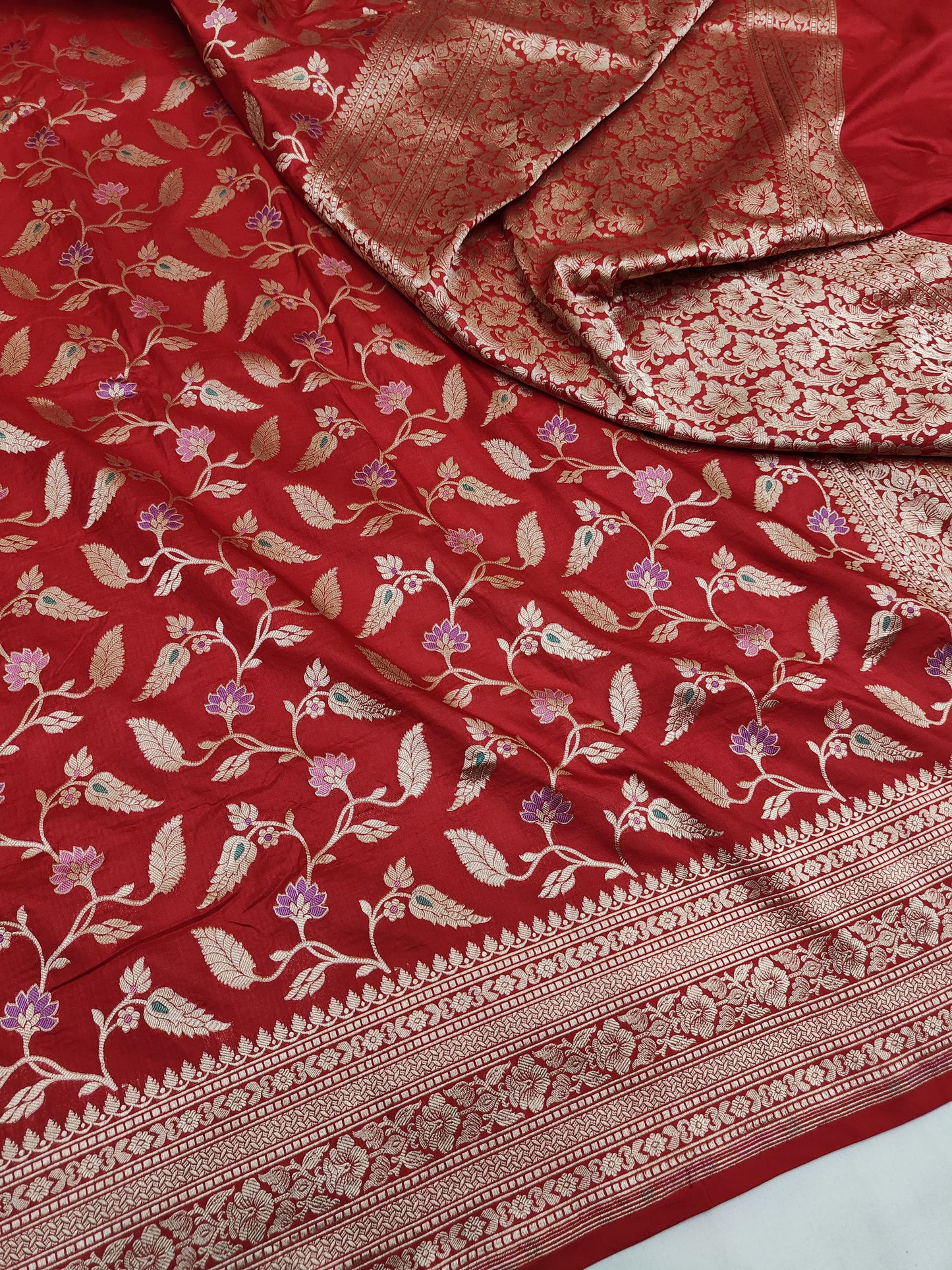 Bridal Saris In Pure Katan Silk Pure Handloom