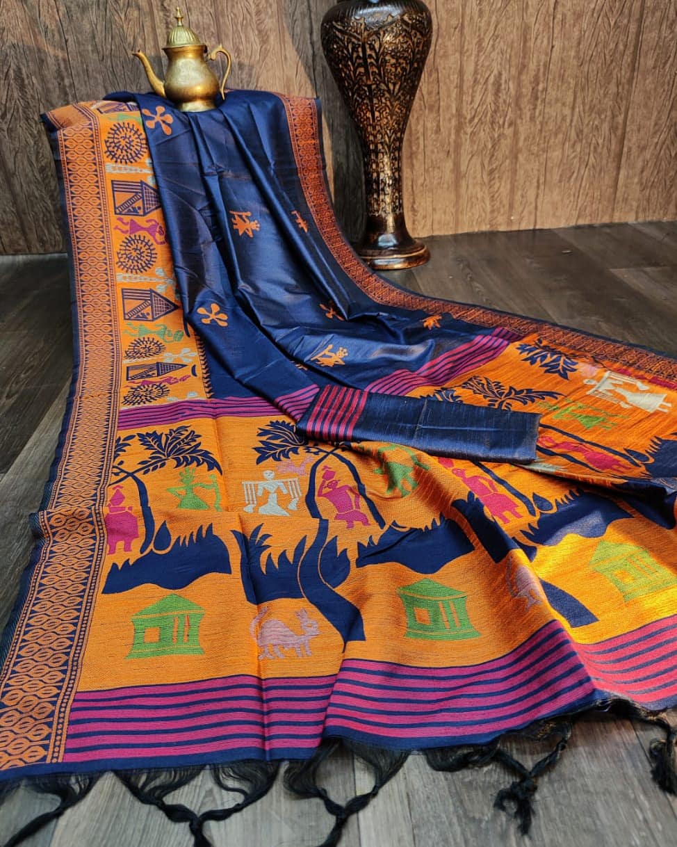 Festive Season Special Exclusive Raw Silk Saris