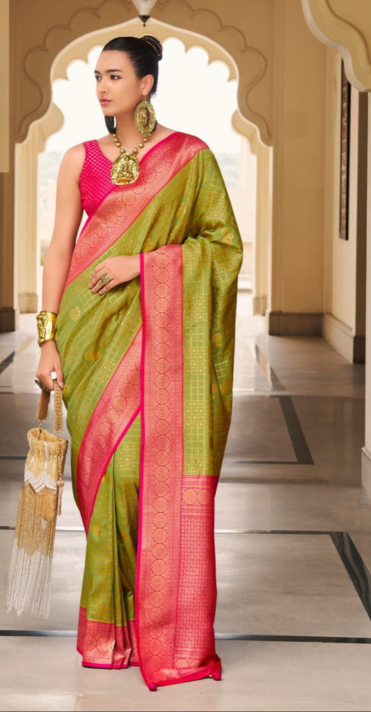 Vivaah Collection In Kanchipuram Banarsi Silk Sarees