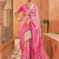Pink Beautiful Silk Patola Wedding Saree