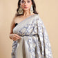 Pure Chiffon Georgette Silk Full Weaving in Full Jaal Saree